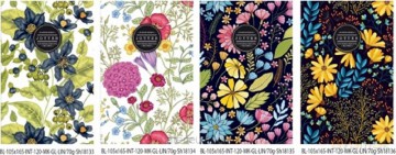 Notatnik ozdobny 105x165/120K linia