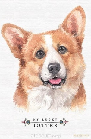Notatnik ozdobny 105x165/64K kratka Corgi