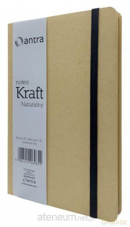 Notes A5 Kropki Kraft