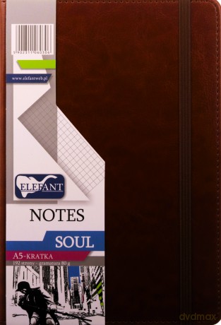 Notes A5 Soul brązowy