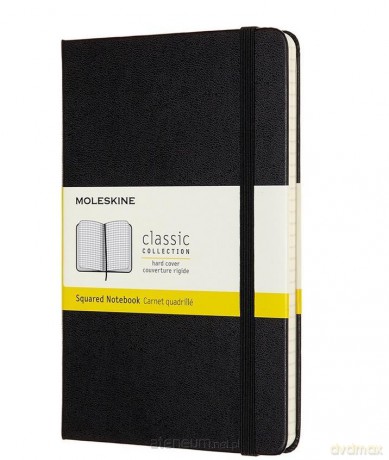 Notes Classic 11,5x18 tw. kratka czarny