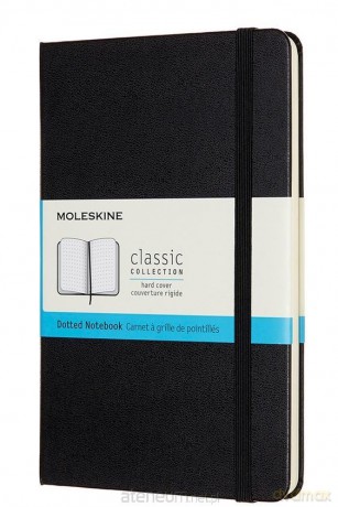 Notes Classic 11,5x18 tw. kropki czarny