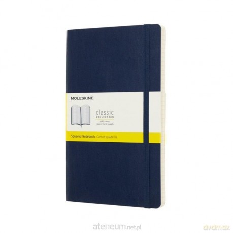 Notes Classic 13x21 kratka szafirowy