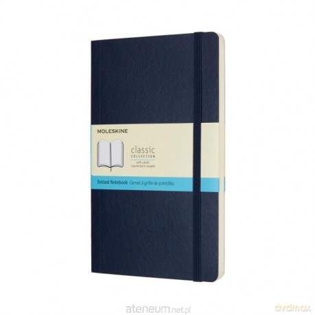 Notes Classic 13x21 kropki szafirowy