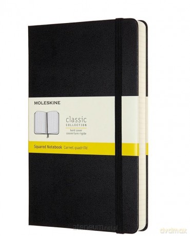 Notes Classic 13x21 tw. kratka czarny