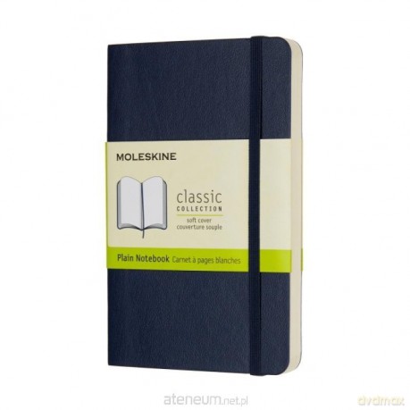 Notes Classic 9x14 gładki szafirowy
