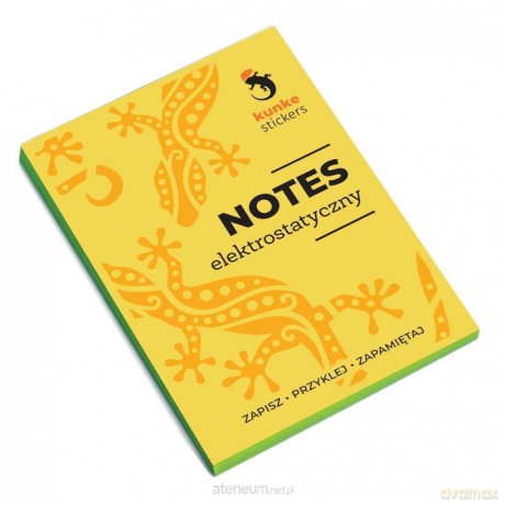 Notes elektrostatyczny zielony 100 karteczek