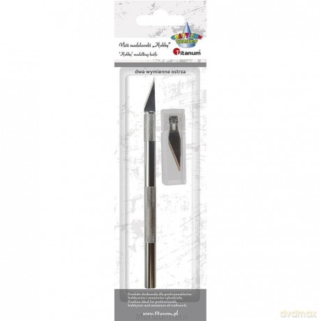 Nóż modelarski Hobby 146mm +2 wymienne ostrza