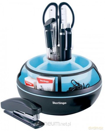 Organizer obrotowy Instinct czarno-niebieski + 9el