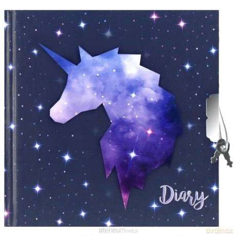 Pamiętnik zamykany Unicorn Galaxy
