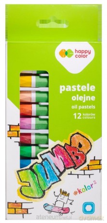 Pastele olejne Jumbo 12 kolorów