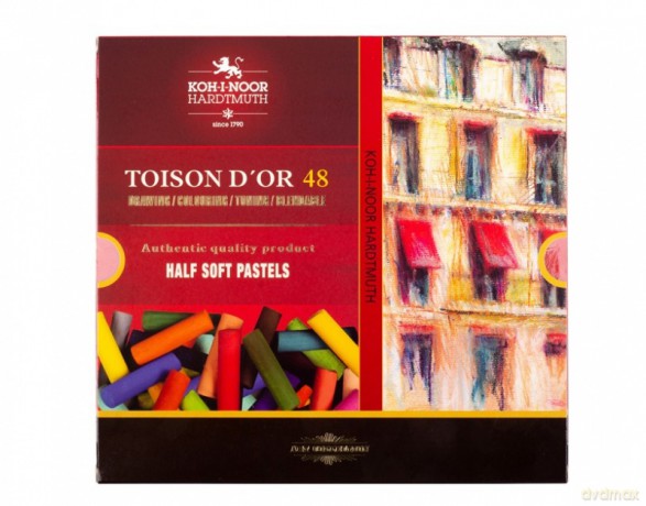 Pastele suche połówki 8546 Toison D'or 48 kolory