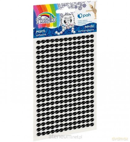 Perełki samoprzylepne czarne