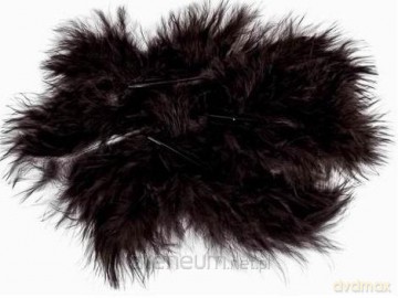 Piórka 10g 5-12 cm czarne