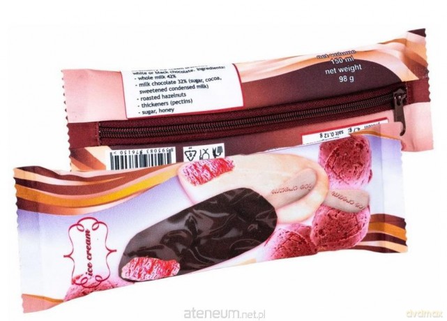 Piórnik etui (23x8x2,5 cm) - Lody na patyku