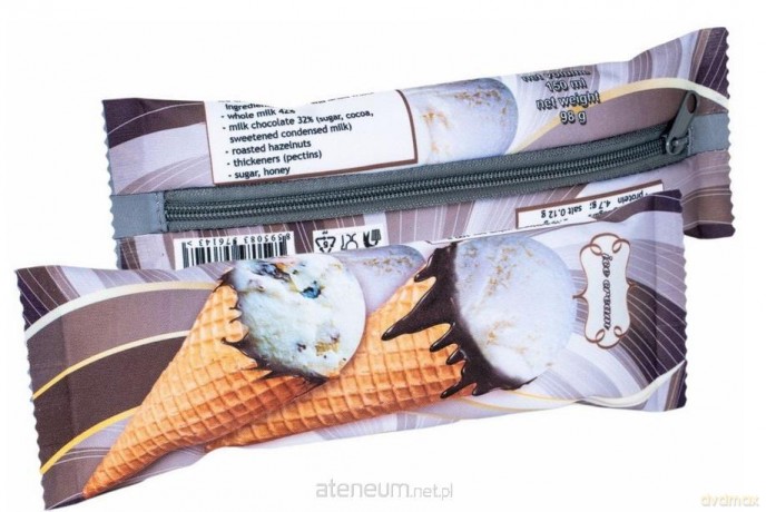 Piórnik etui (23x8x2,5 cm) - Lody rożek