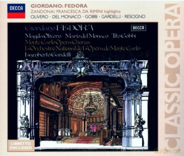 Del Monaco: Giordano:Fedora [2CD]
