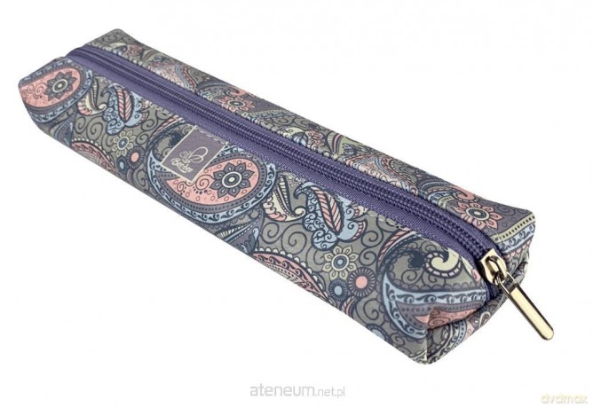 Piórnik Jamnik Paisley pastelove