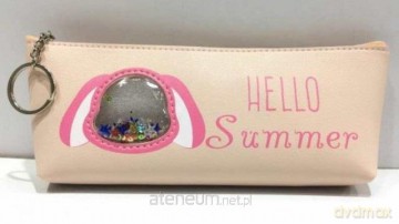 Piórnik saszetka Pies brązowy Hello summer