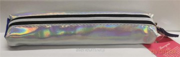 Piórnik tuba mała Srebrny