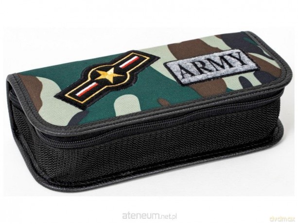 Piórnik z 1 klapką Camo