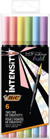 Pisak dwustronny Intensity Dual Pastel 6 szt