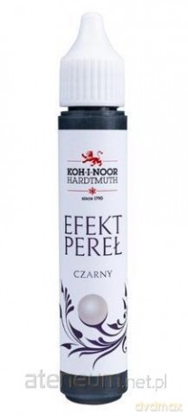 Pisak z efektem perłowym czarny 30 ml