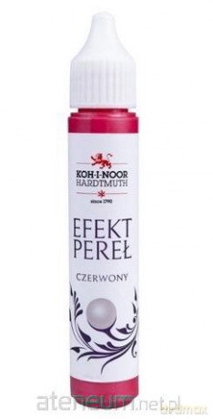 Pisak z efektem perłowym czerwony 30 ml