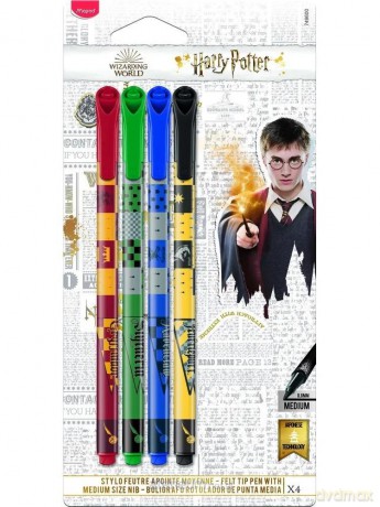 Pisaki Harry Potter 4 kolory