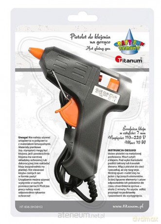 Pistolet do klejenia na gorąco 10W na klej 7mm