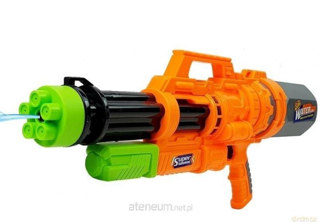 Pistolet na wodę 1150 ml pomarańczowy zasięg 8m