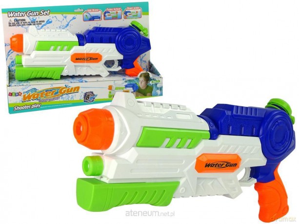 Pistolet na wodę biało niebieski 45 cm