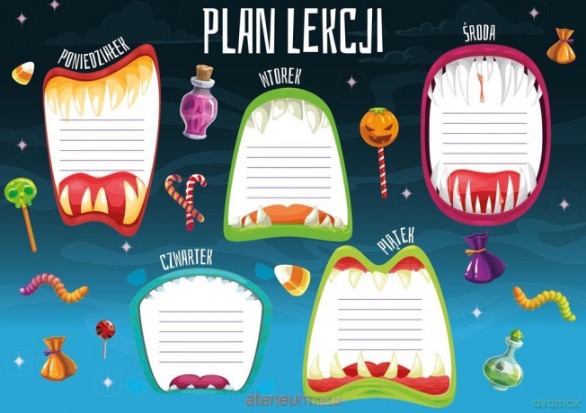 Plan lekcji - Wampiry (5 szt)