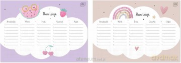 Plan lekcji A4 Glitter (10 szt)