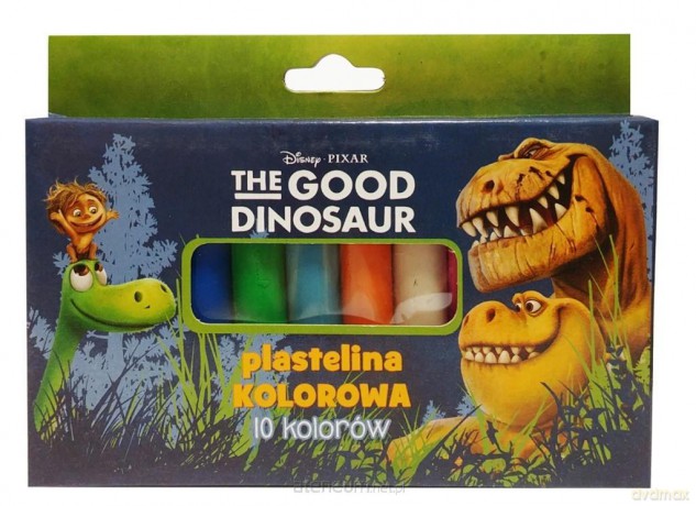 Plastelina 10 kolorów Dobry Dinozaur