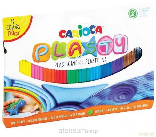 Plastelina 150g 12 kolorów