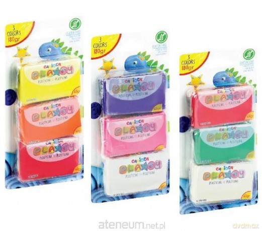 Plastelina 180g 3 kolory