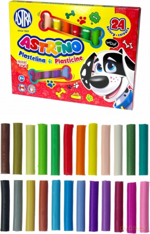 Plastelina 24 kolory Astrino