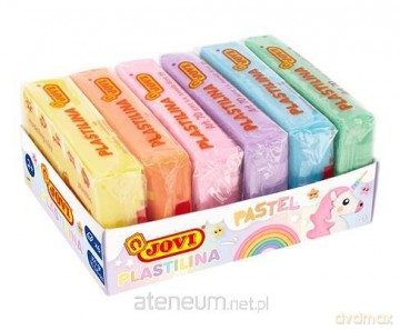 Plastelina 6 kolorów 50gr. pastelowa