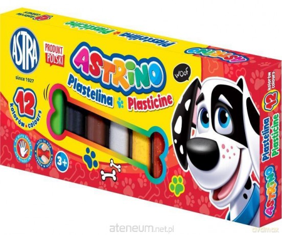 Plastelina Astrino 12 kolorów