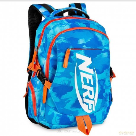 Plecak szkolny Hasbro Nerf niebieski