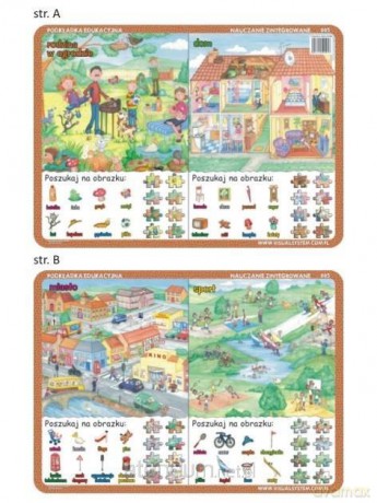 Podkładka edukacyjna 005 - Poszukaj na obrazku