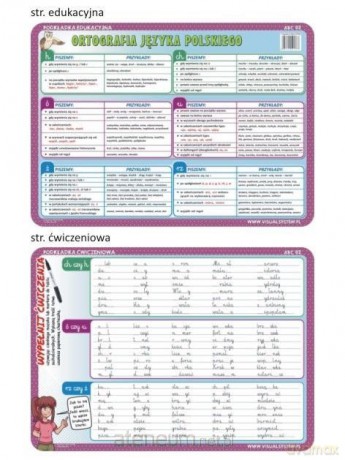 Podkładka edukacyjna 02 - Ortografia Języka Polskiego
