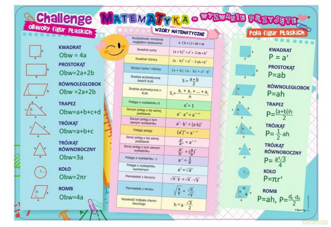 Podkładka na biurko - Matematyka