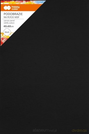 Podobrazie bawełniane 40x60 cm czarne