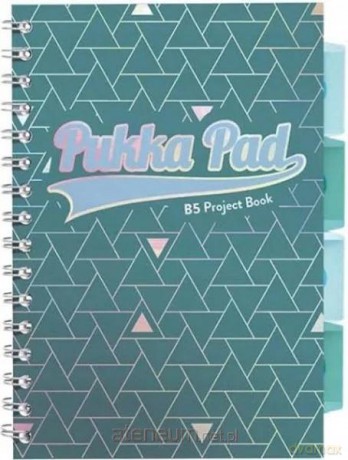 Project Book Glee B5/100K kratka zielony (3 szt)
