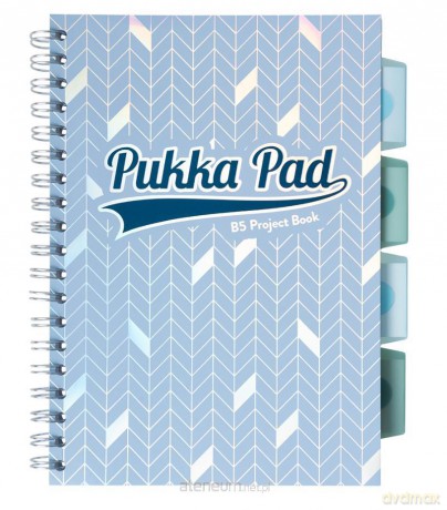 Project Book Glee B5/200 kratka jasnonieb. (3 szt)