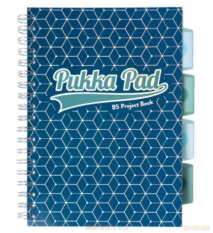 Project Book Glee B5/200K kratka nieb (3 szt)