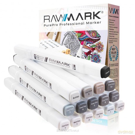 Promarkery alkoholowe purePRO 16 Grey Tones