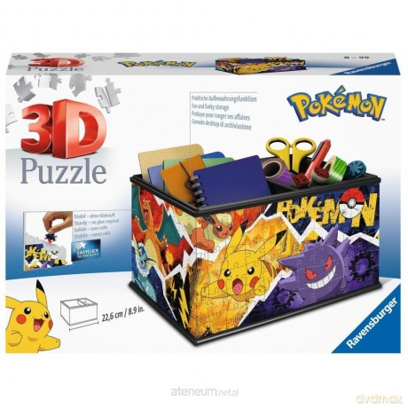 RAVENSBURGER 3D 216 Szkatułka Pokemon [PUZZLE]